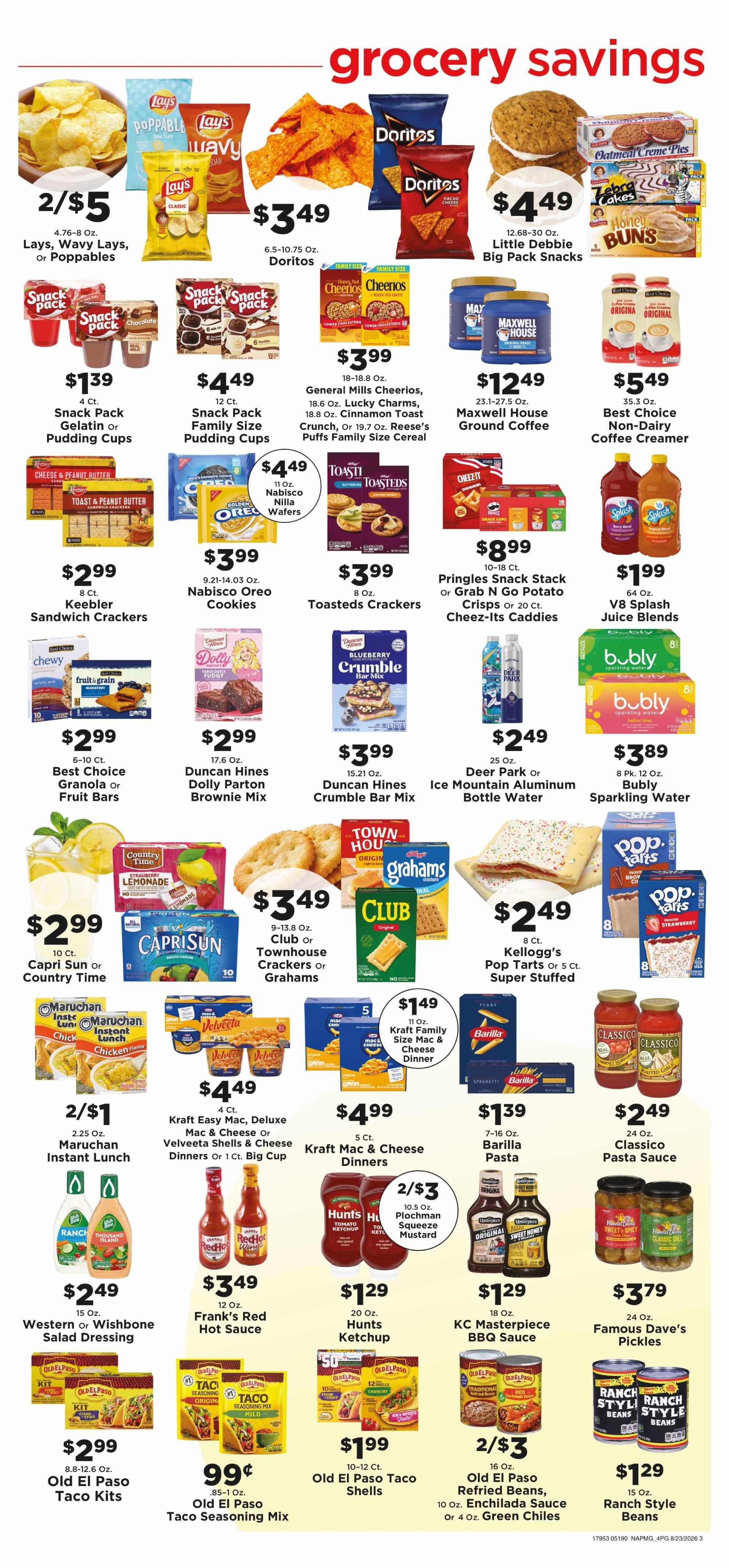 Woodruff's Supermarket Weekly Ad August 25 - 30, 2026