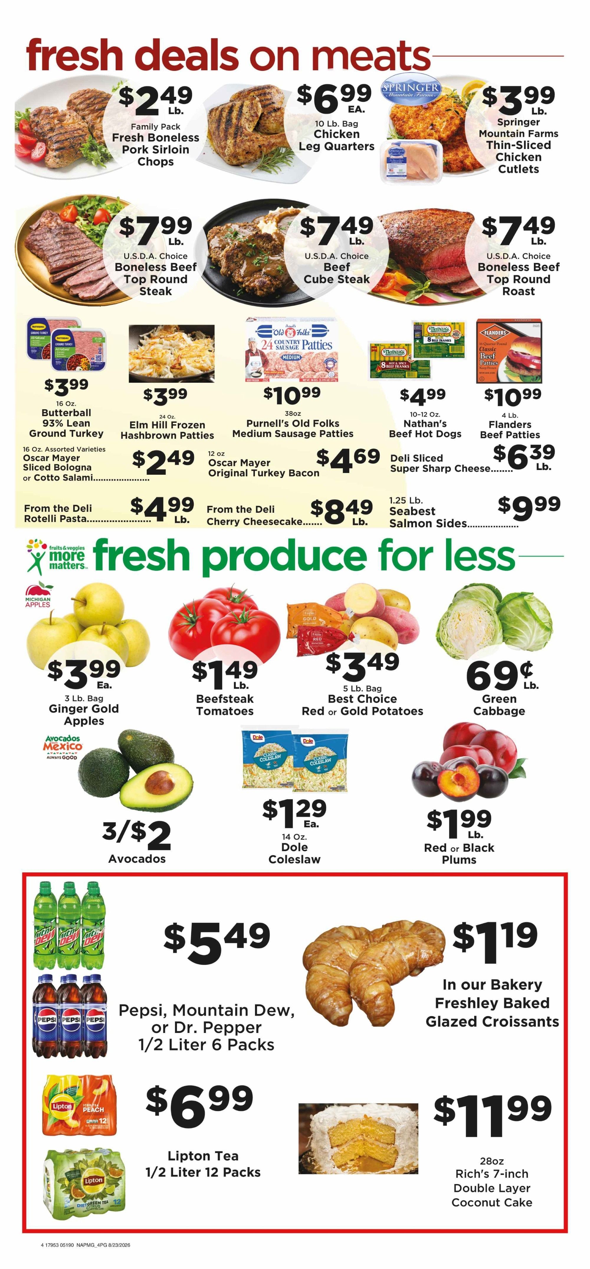 Woodruff's Supermarket Weekly Ad August 25 - 30, 2026