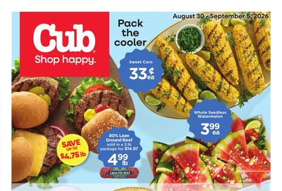 Cub Foods (Saint Paul–Minneapolis Area, MN–WI) Weekly Savings Weekly Ad August 30 - September 5, 2026