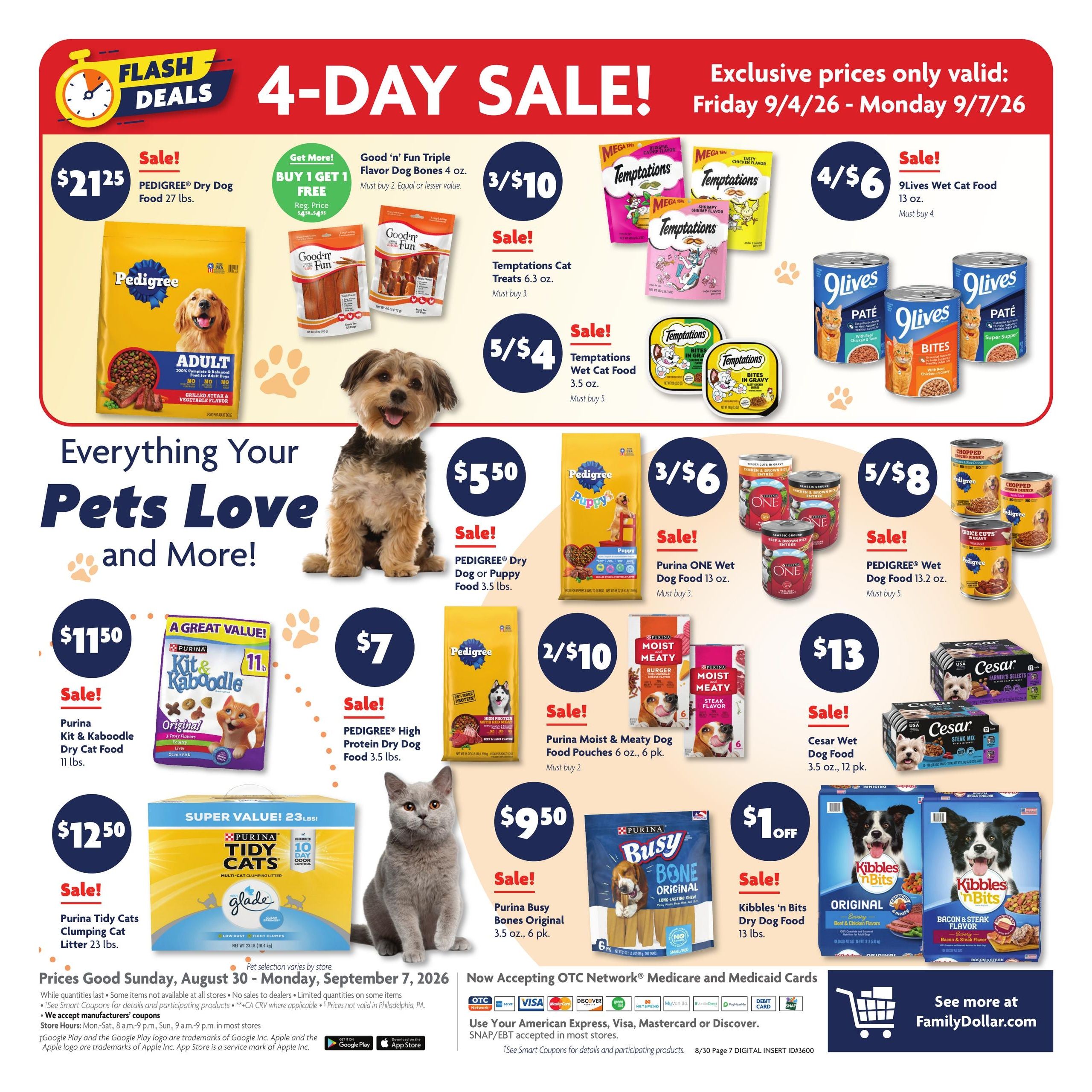 Family Dollar (MI) Weekly Ad August 30 - September 7, 2026