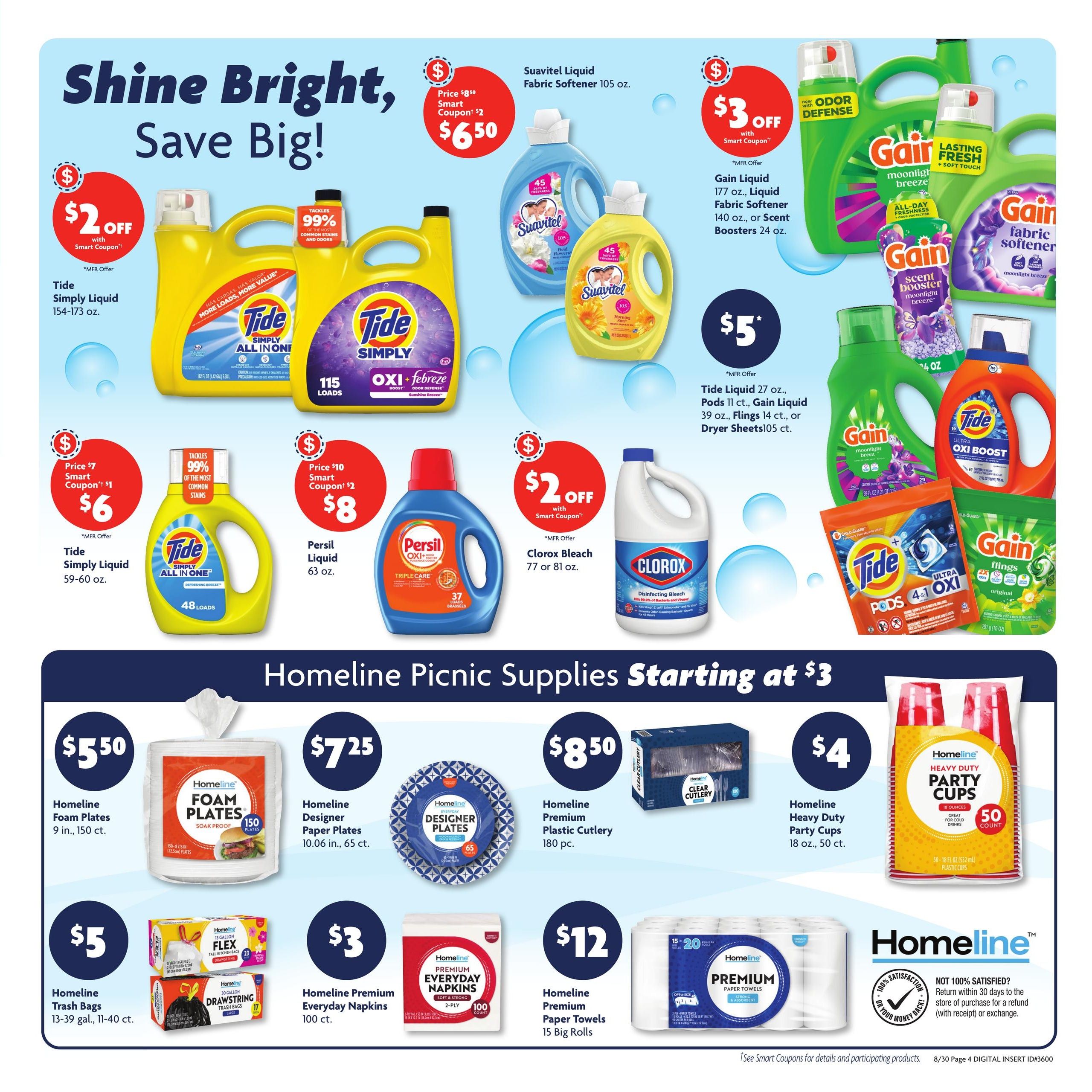 Family Dollar (NC) Weekly Ad August 30 - September 7, 2026