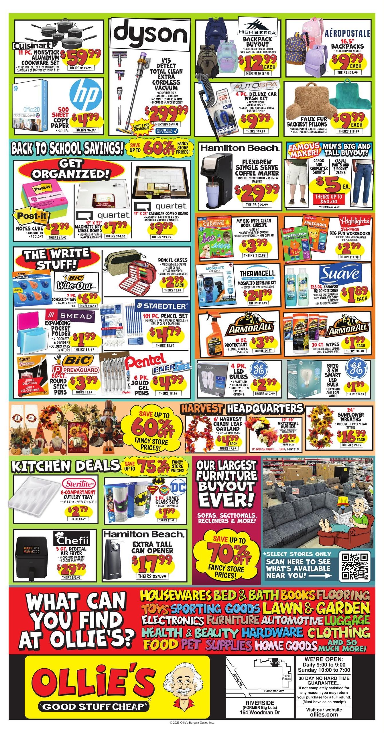 Ollie's Bargain Outlet (Bellbrook Area, OH) Weekly Ad September 9 - 28, 2026
