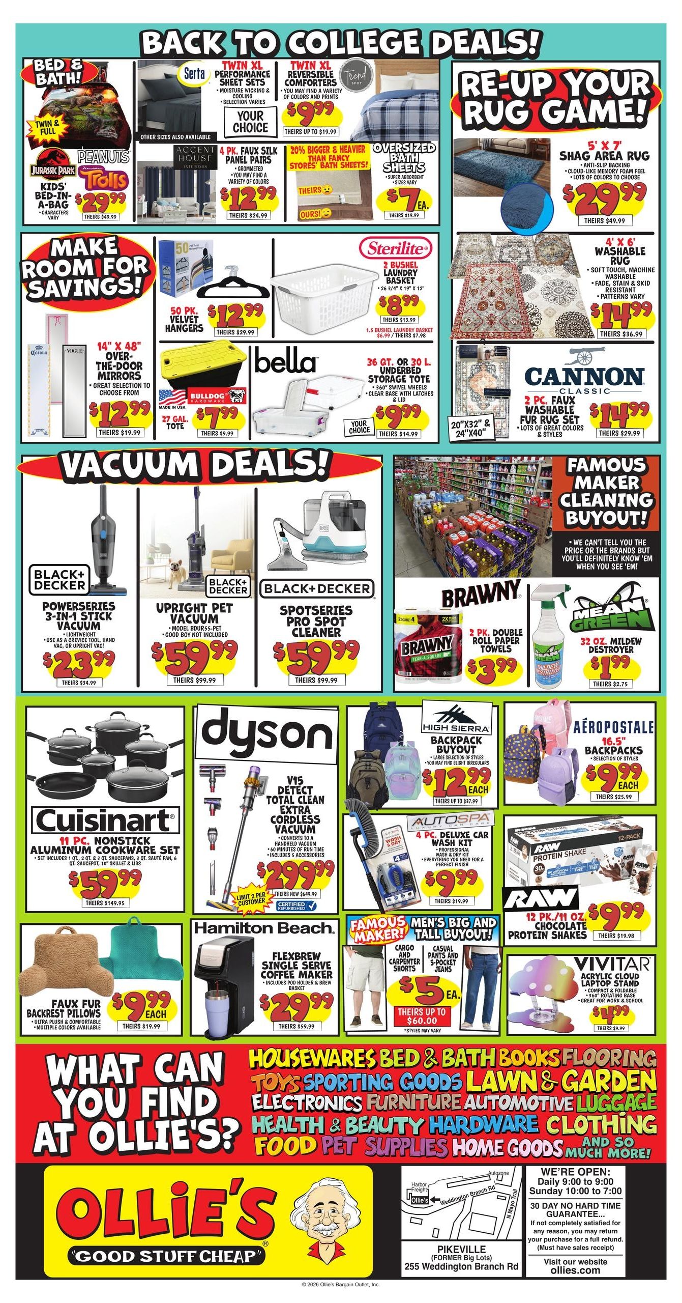 Ollie's Bargain Outlet (Cornettsville Area, KY) Weekly Ad September 9 - 28, 2026