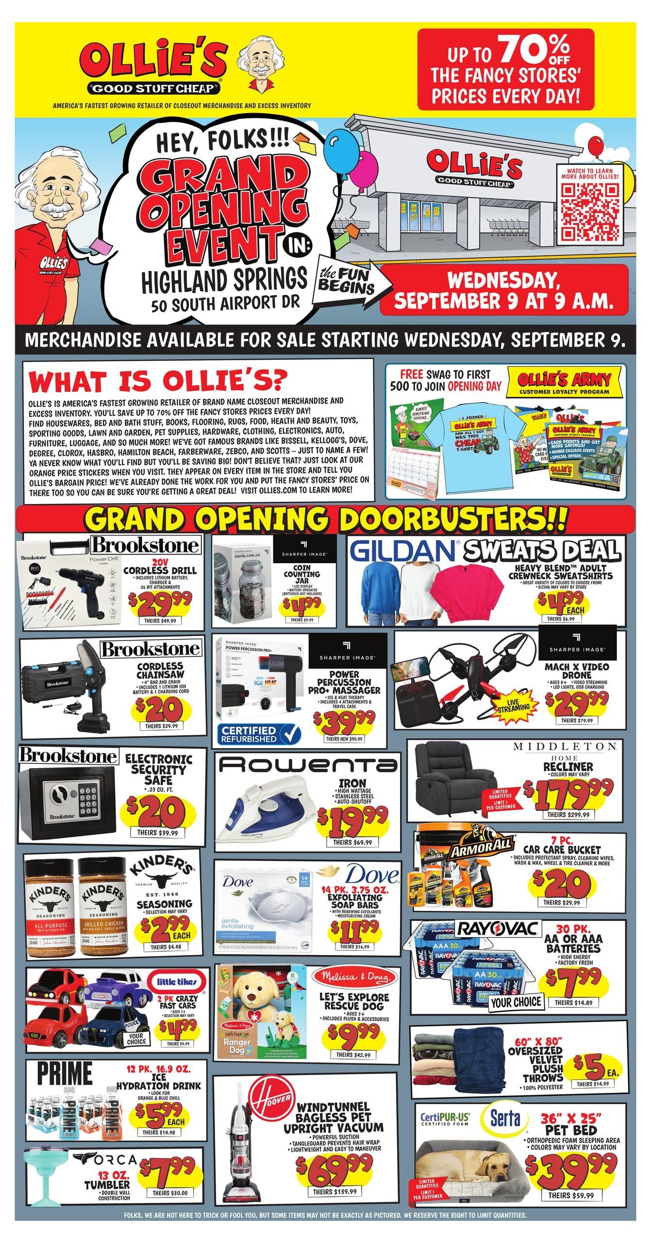 Ollie's Bargain Outlet (Richmond–Glen Allen Area, VA) Weekly Ad September 9 - 28, 2026