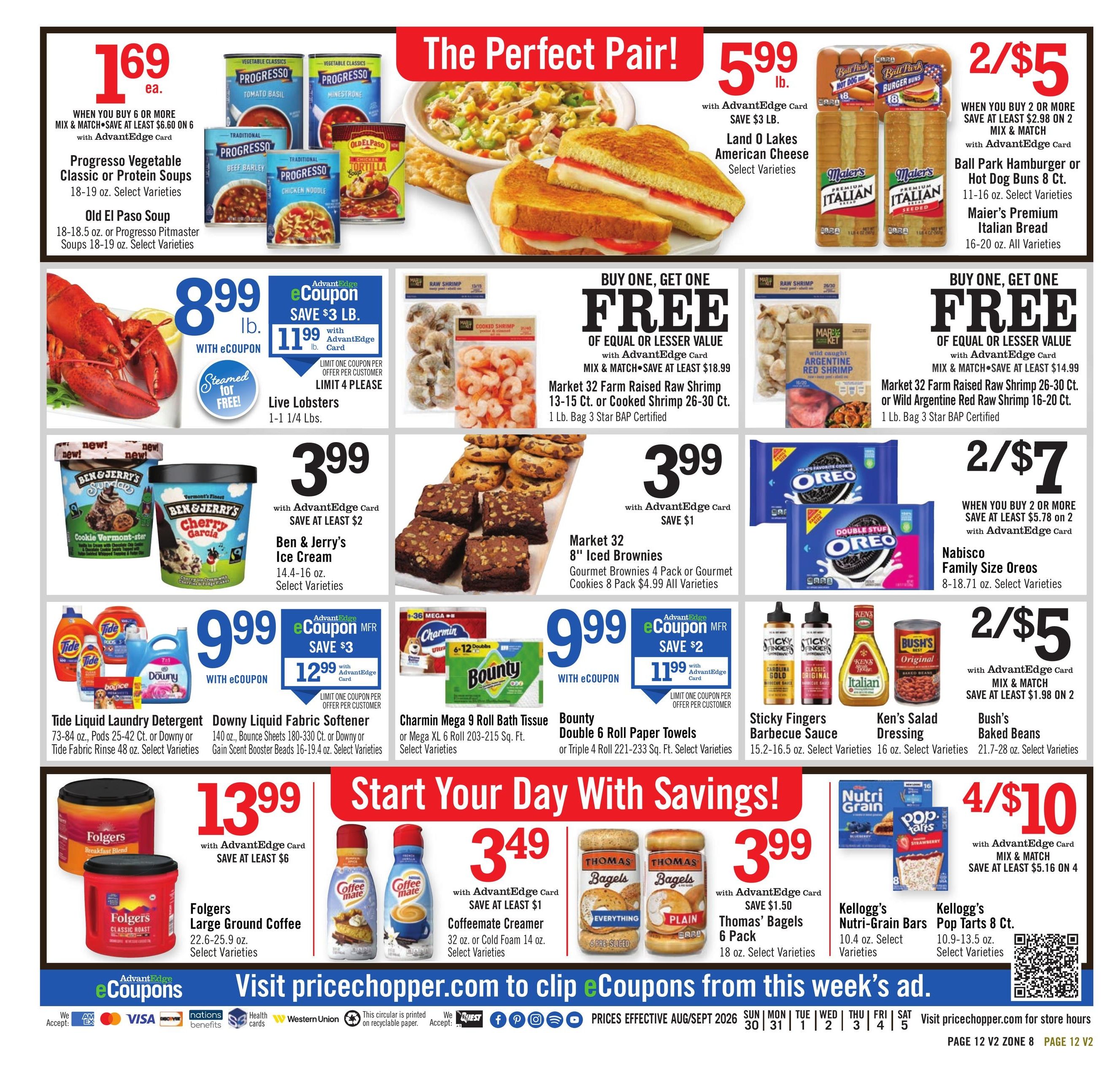 Price Chopper (Bethel Area, NY) Weekly Ad August 30 - September 5, 2026
