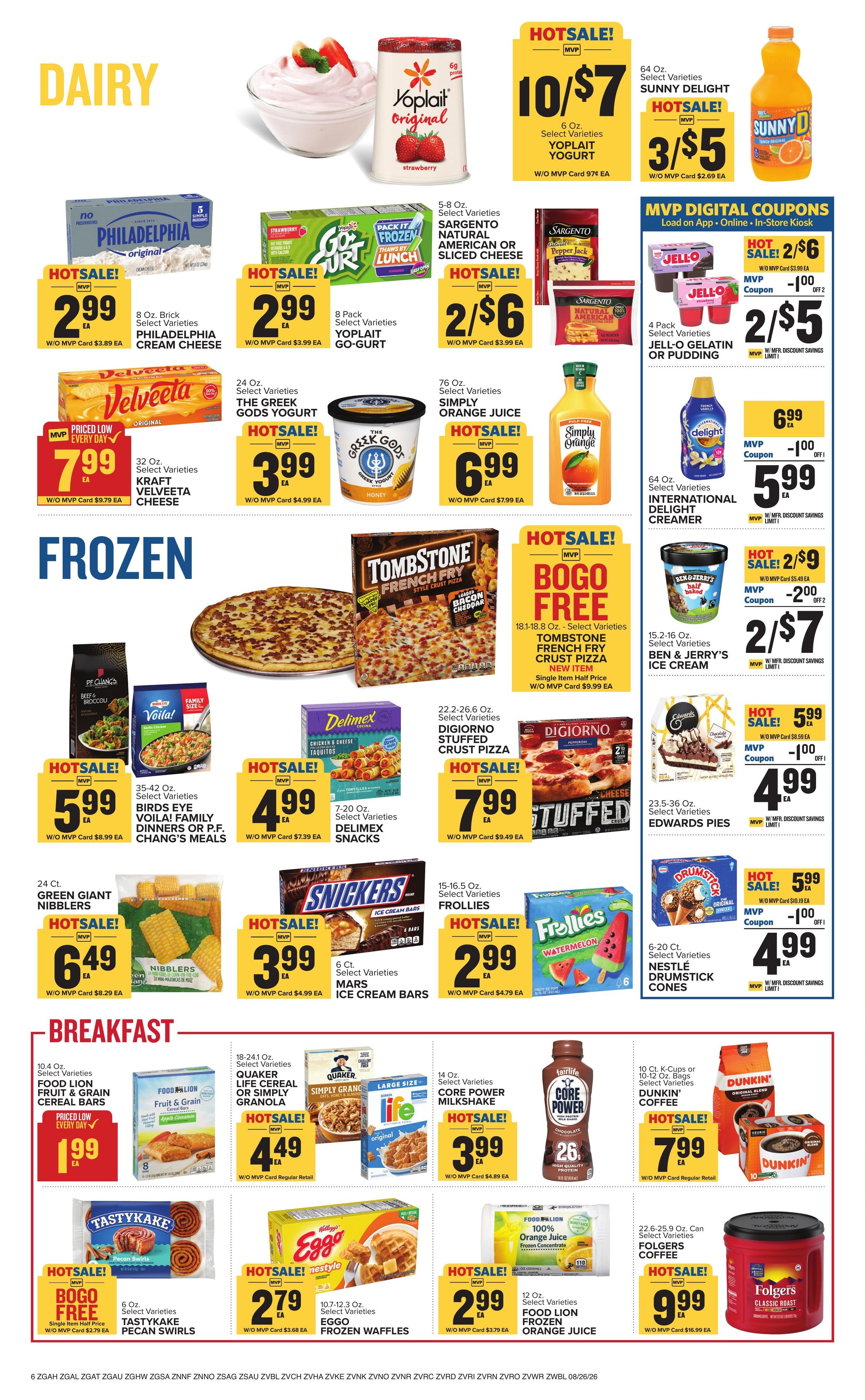 Food Lion (Bramwell–Montcalm Area, VA–WV) Weekly Ad August 26 - September 1, 2026