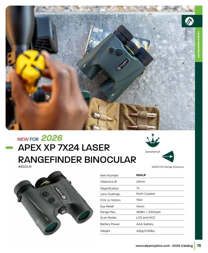 Alpen Optics Product Catalog Weekly Ad January 1 - December 31, 2026