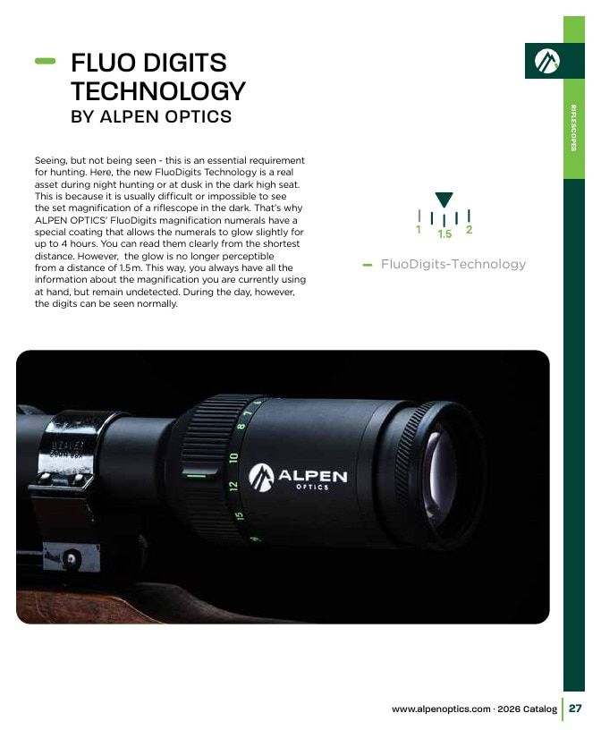 Alpen Optics Product Catalog Weekly Ad January 1 - December 31, 2026