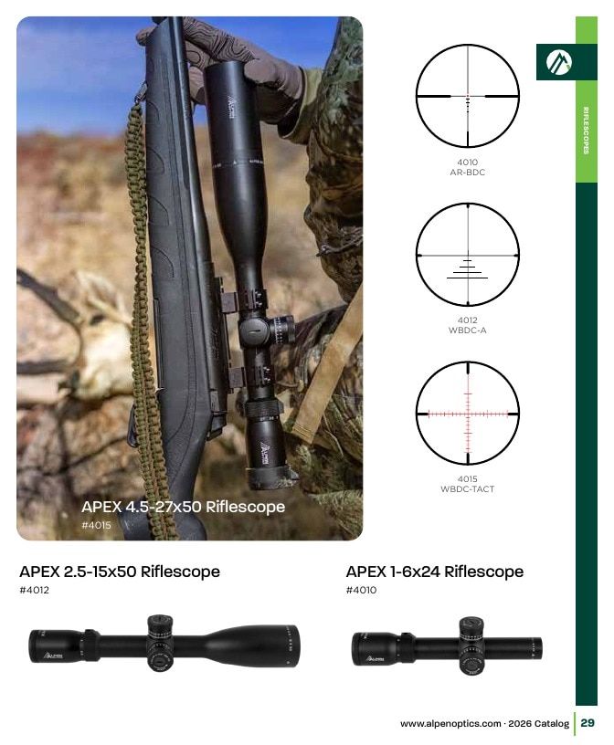 Alpen Optics Product Catalog Weekly Ad January 1 - December 31, 2026