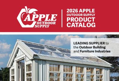Apple Outdoor Supply Outdoor Building and Furniture Catalog Weekly Ad January 1 - December 31, 2026