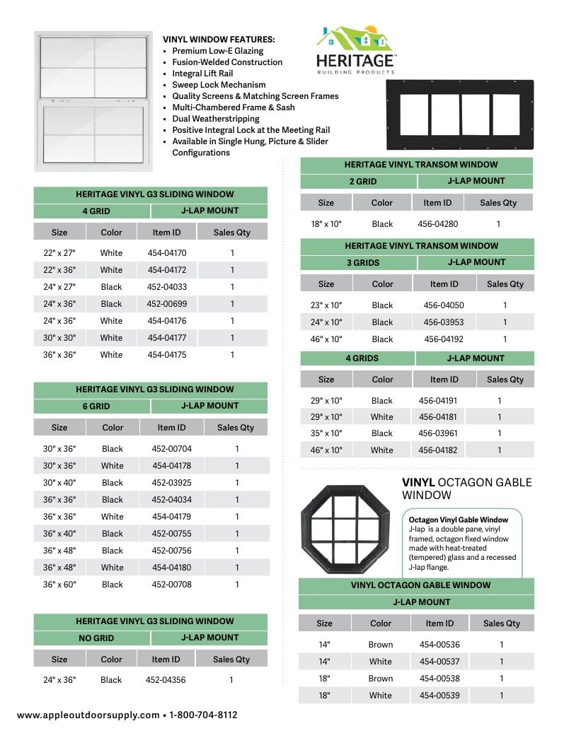Apple Outdoor Supply Outdoor Building and Furniture Catalog Weekly Ad January 1 - December 31, 2026