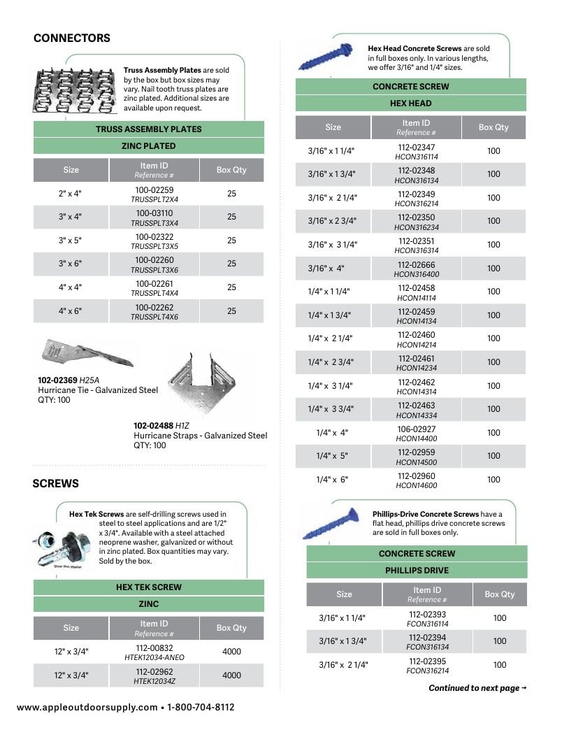 Apple Outdoor Supply Outdoor Building and Furniture Catalog Weekly Ad January 1 - December 31, 2026