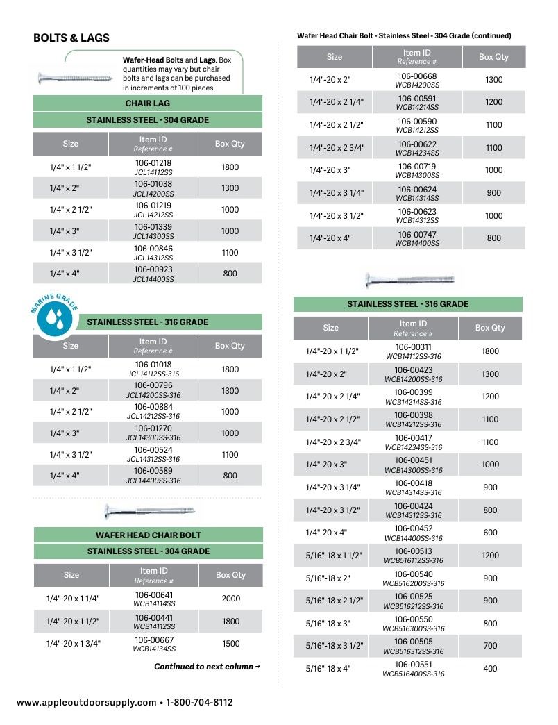 Apple Outdoor Supply Outdoor Building and Furniture Catalog Weekly Ad January 1 - December 31, 2026