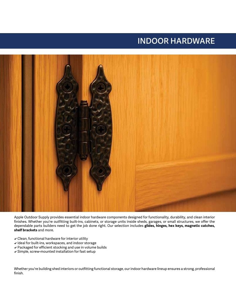 Apple Outdoor Supply Outdoor Building and Furniture Catalog Weekly Ad January 1 - December 31, 2026