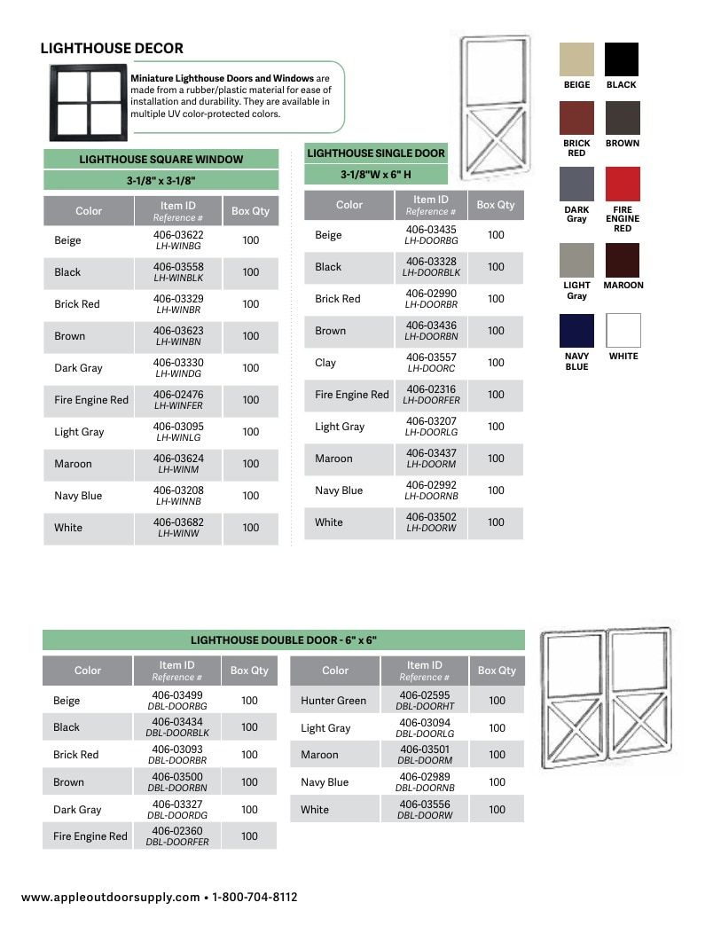 Apple Outdoor Supply Outdoor Building and Furniture Catalog Weekly Ad January 1 - December 31, 2026