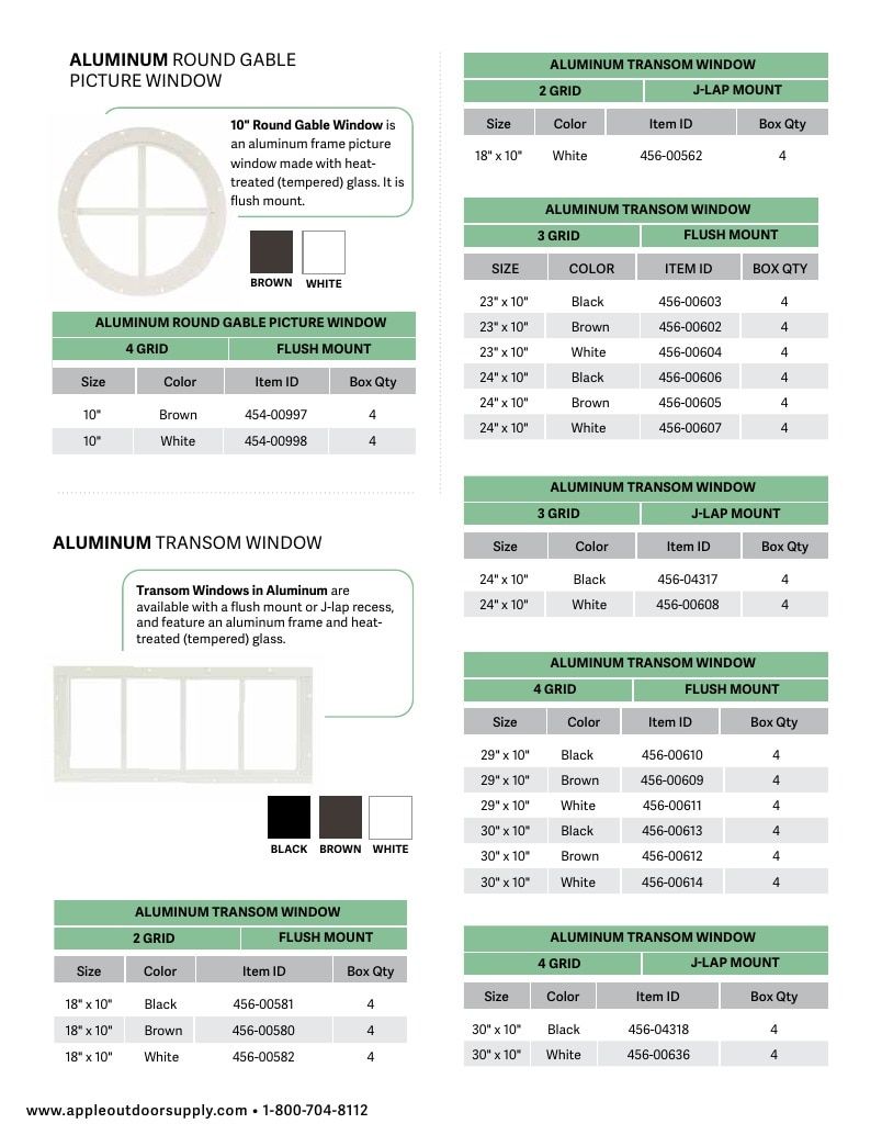 Apple Outdoor Supply Outdoor Building and Furniture Catalog Weekly Ad January 1 - December 31, 2026