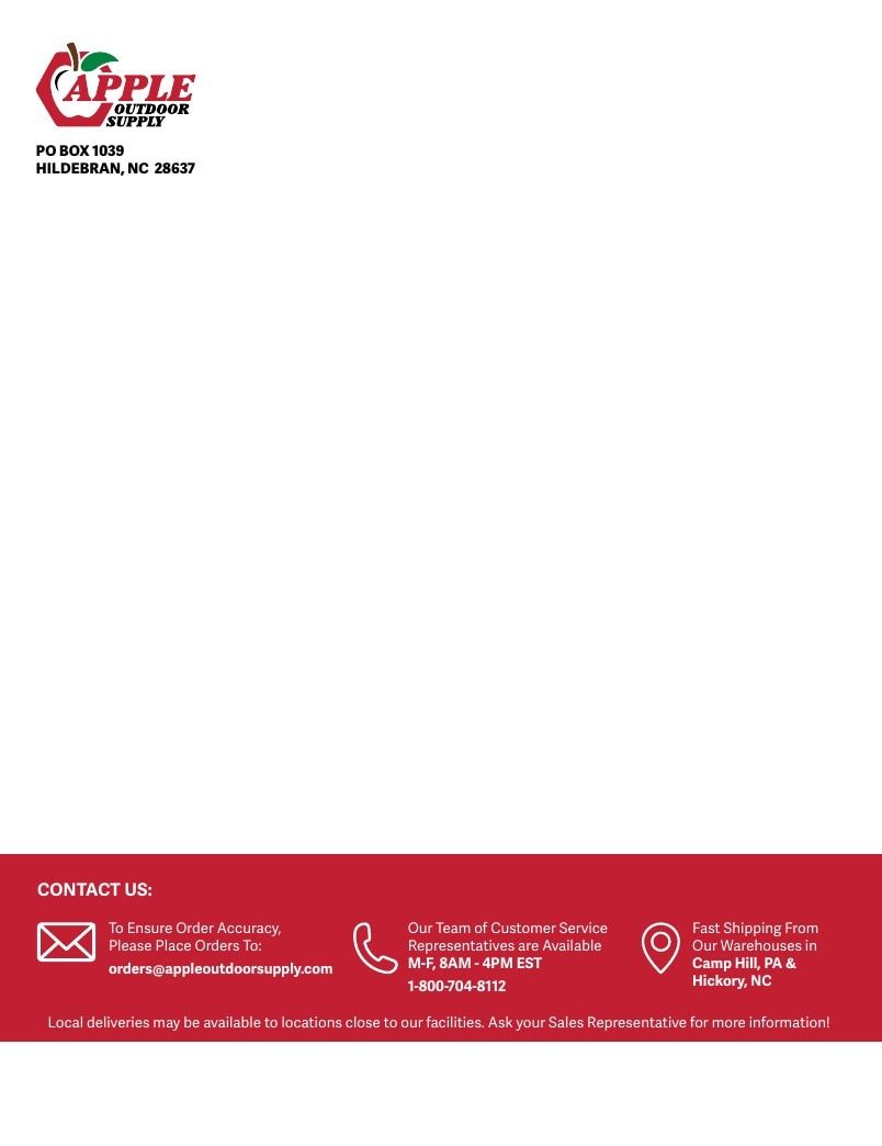 Apple Outdoor Supply Outdoor Building and Furniture Catalog Weekly Ad January 1 - December 31, 2026
