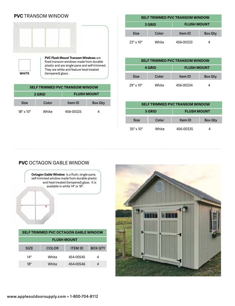 Apple Outdoor Supply Outdoor Building and Furniture Catalog Weekly Ad January 1 - December 31, 2026
