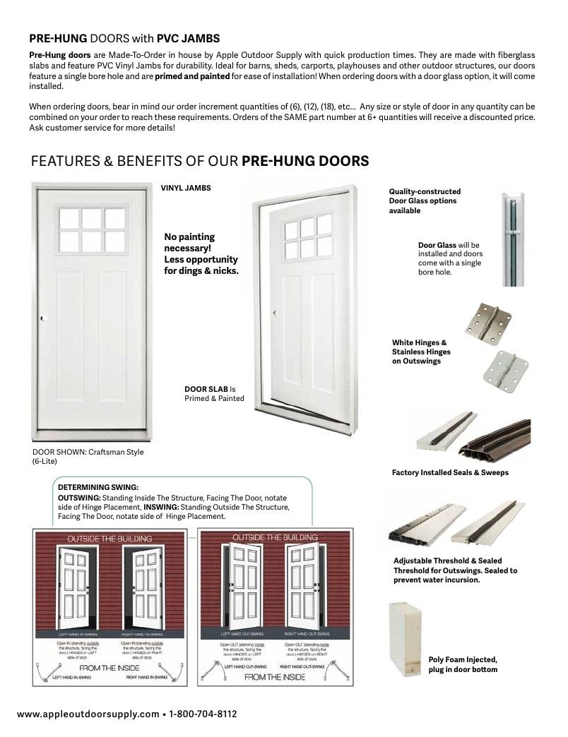 Apple Outdoor Supply Outdoor Building and Furniture Catalog Weekly Ad January 1 - December 31, 2026