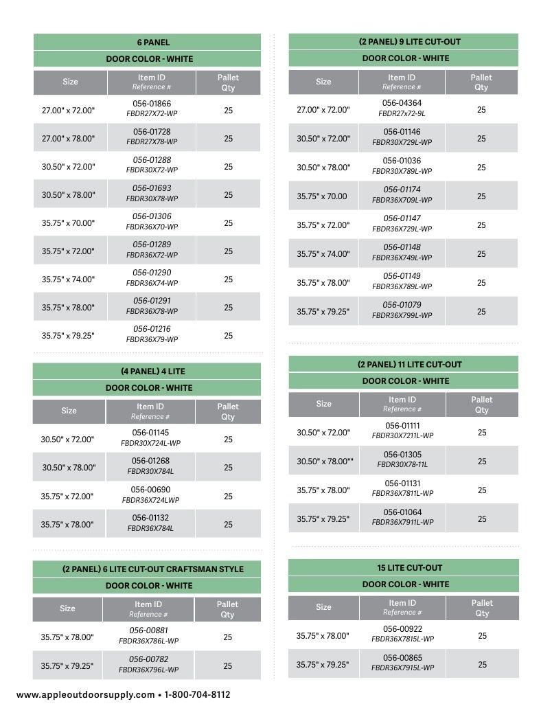 Apple Outdoor Supply Outdoor Building and Furniture Catalog Weekly Ad January 1 - December 31, 2026