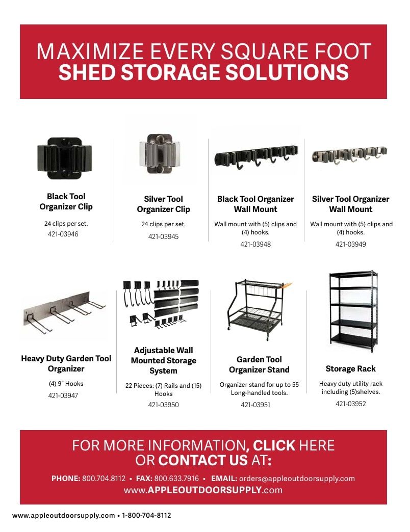 Apple Outdoor Supply Outdoor Building and Furniture Catalog Weekly Ad January 1 - December 31, 2026