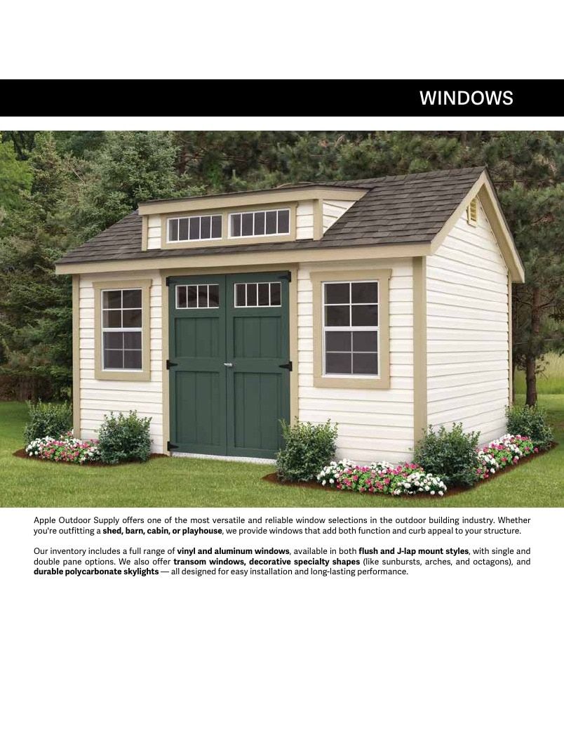 Apple Outdoor Supply Outdoor Building and Furniture Catalog Weekly Ad January 1 - December 31, 2026