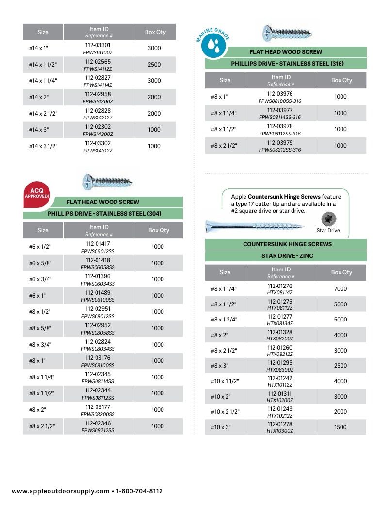 Apple Outdoor Supply Outdoor Building and Furniture Catalog Weekly Ad January 1 - December 31, 2026