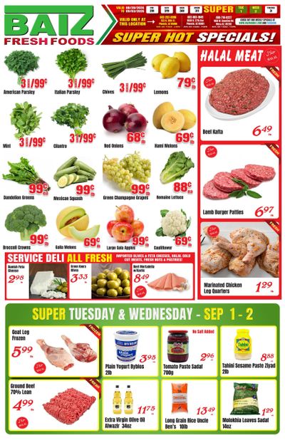 Baiz Market (Phoenix-Scottsdale Area, AZ) Weekly Ad August 28 - September 3, 2026