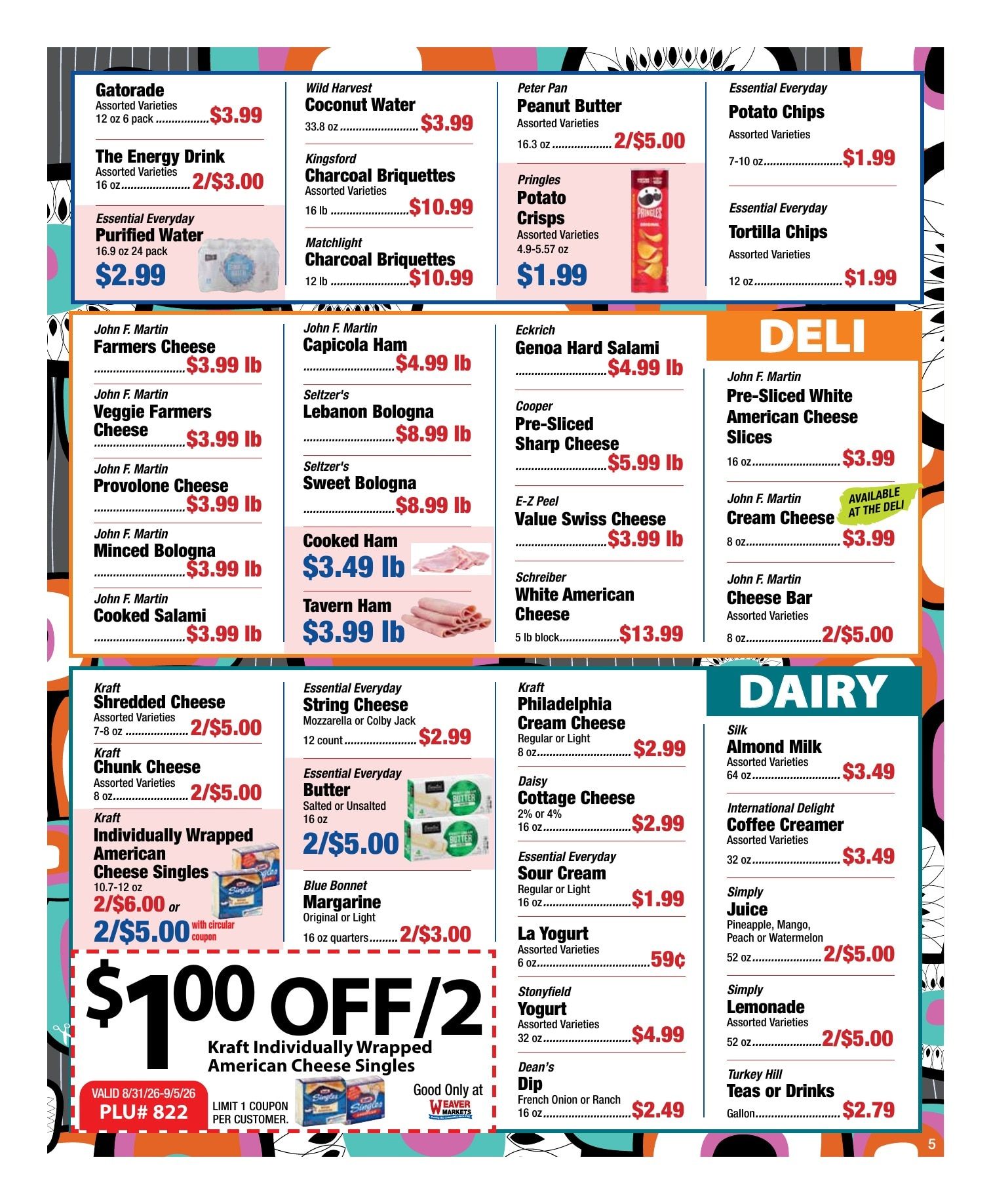 Weaver Markets Weekly Ad August 31 - September 5, 2026