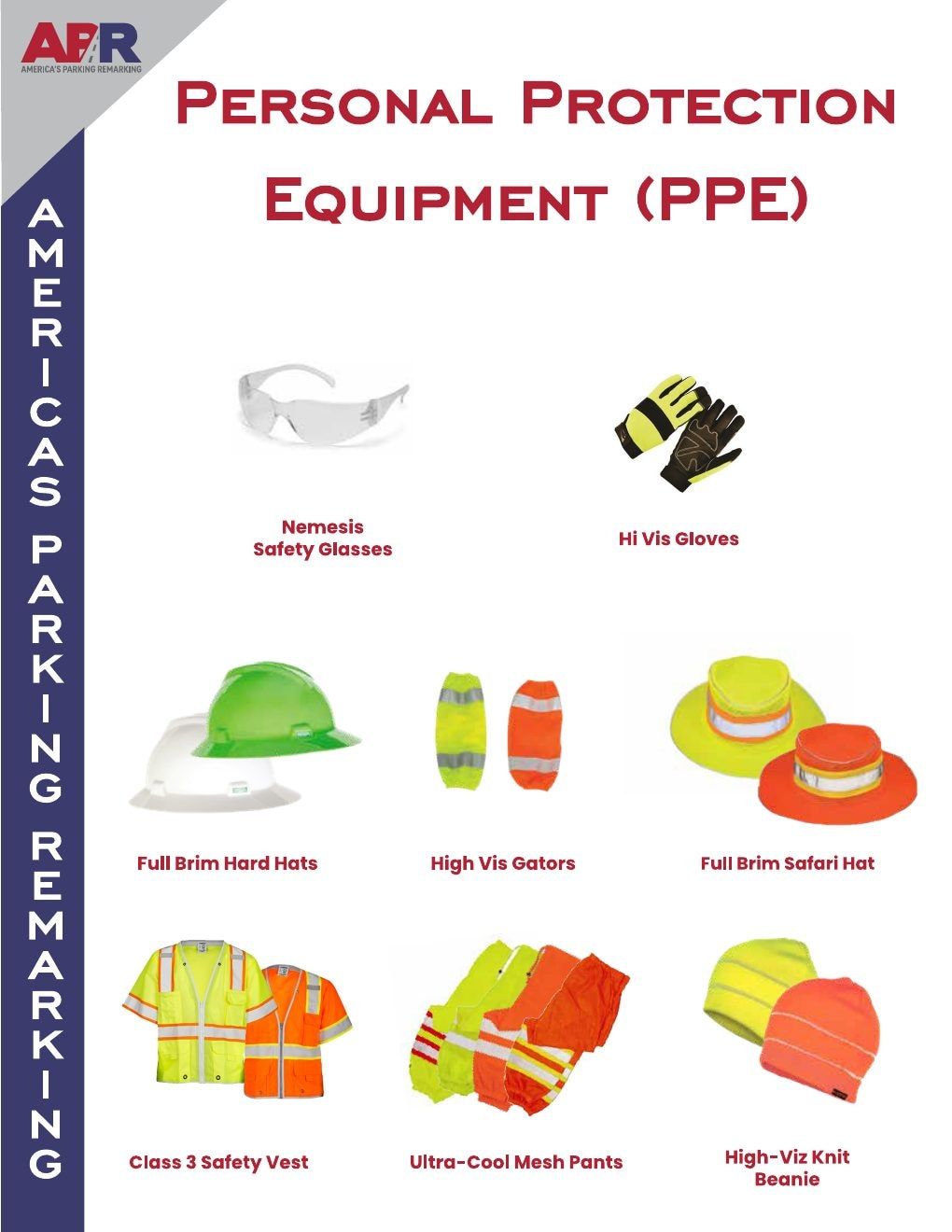 America's Parking Remarking Traffic Safety Catalog Weekly Ad January 1 - December 31, 2026