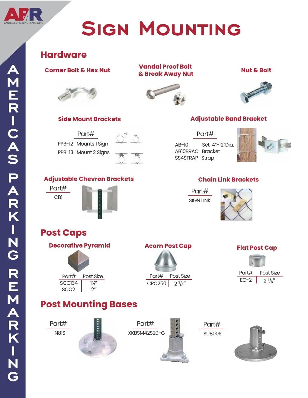 America's Parking Remarking Traffic Safety Catalog Weekly Ad January 1 - December 31, 2026