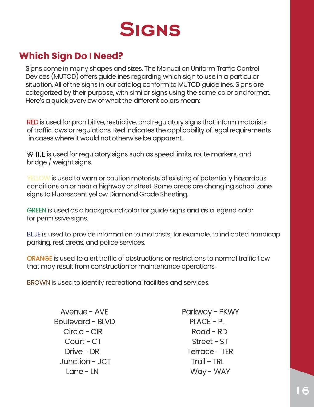 America's Parking Remarking Traffic Safety Catalog Weekly Ad January 1 - December 31, 2026