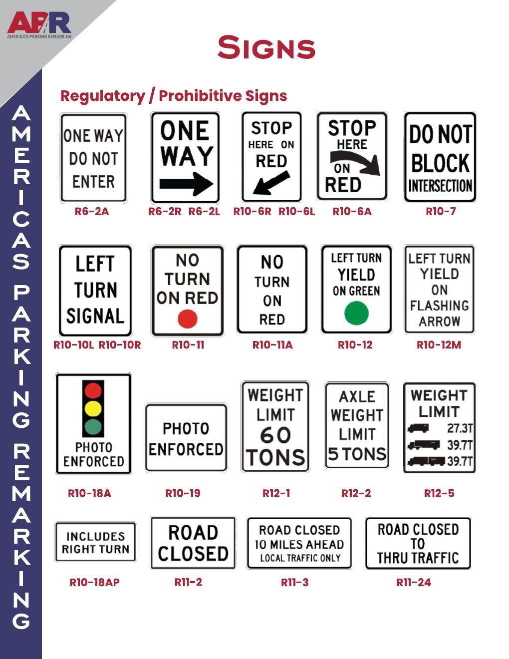 America's Parking Remarking Traffic Safety Catalog Weekly Ad January 1 - December 31, 2026