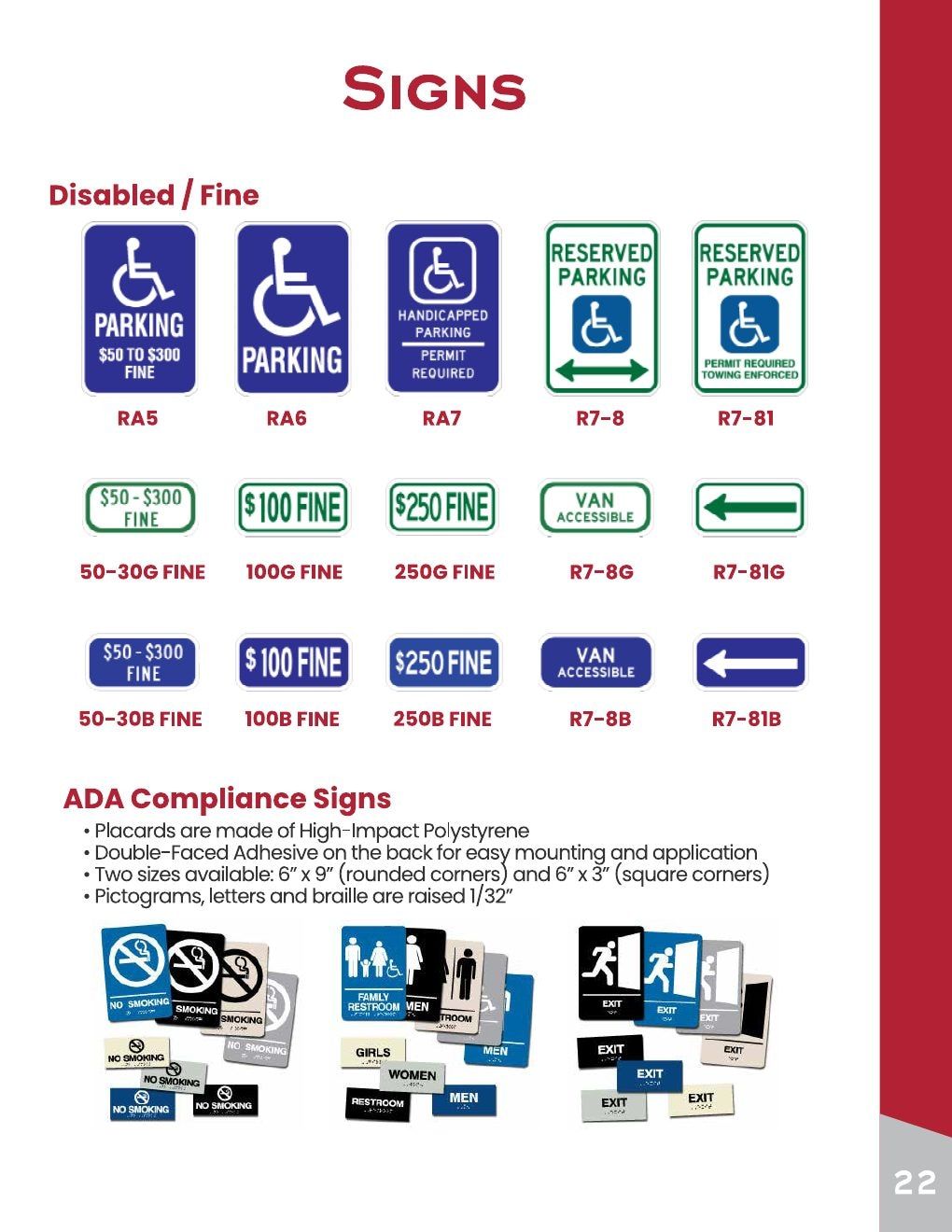 America's Parking Remarking Traffic Safety Catalog Weekly Ad January 1 - December 31, 2026