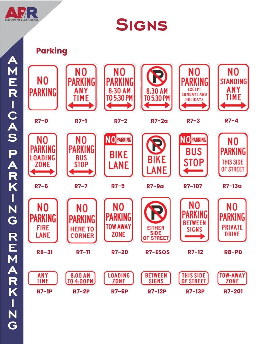 America's Parking Remarking Traffic Safety Catalog Weekly Ad January 1 - December 31, 2026