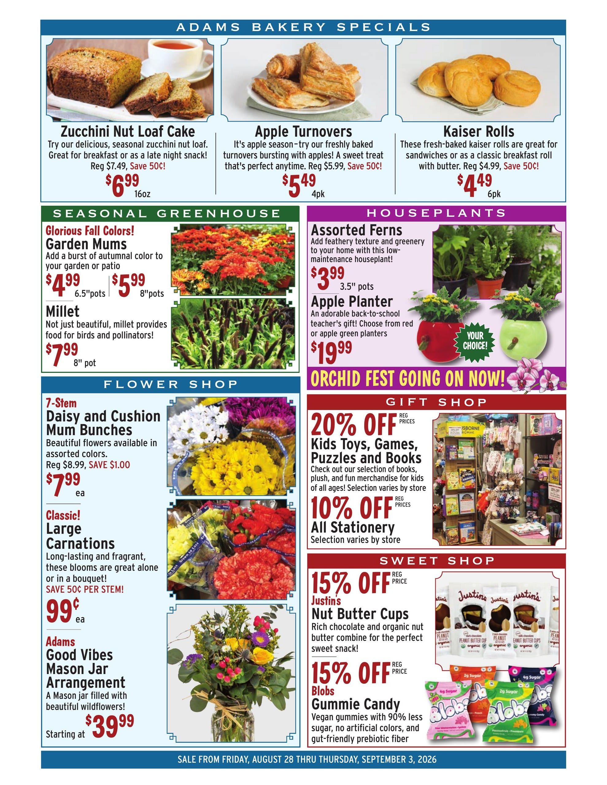 Adams Fairacre Farms Weekly Ad August 28 - September 3, 2026
