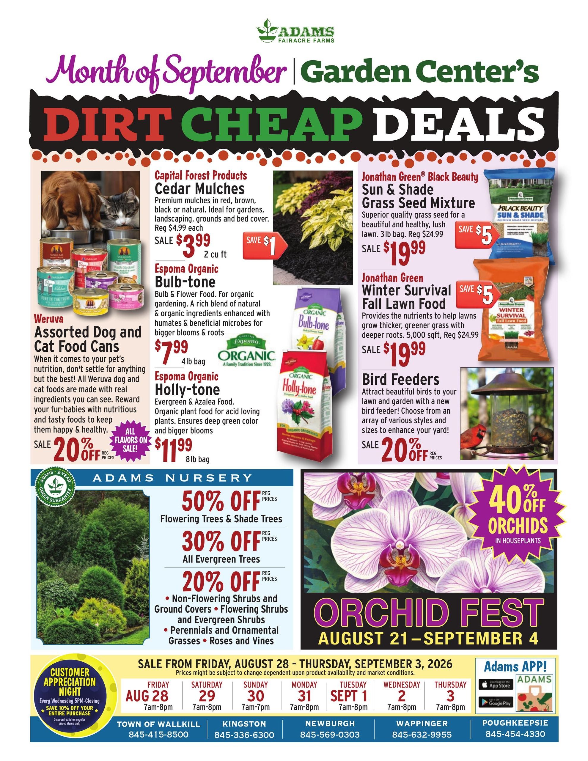Adams Fairacre Farms Weekly Ad August 28 - September 3, 2026