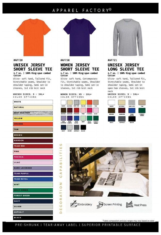 Apparel Factory Apparel Catalog Weekly Ad January 1 - December 31, 2026