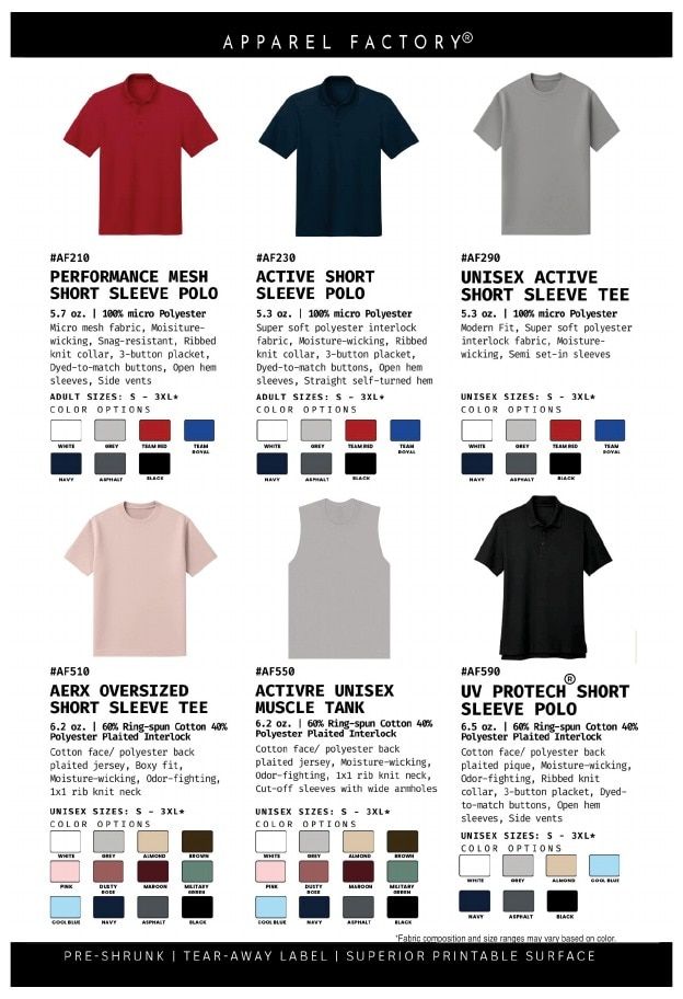Apparel Factory Apparel Catalog Weekly Ad January 1 - December 31, 2026
