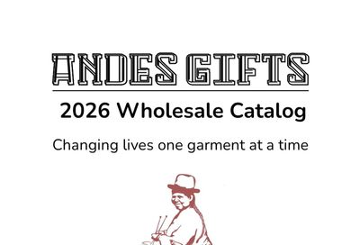 Andes Gifts Wholesale Gift Catalog Weekly Ad January 1 - December 31, 2026