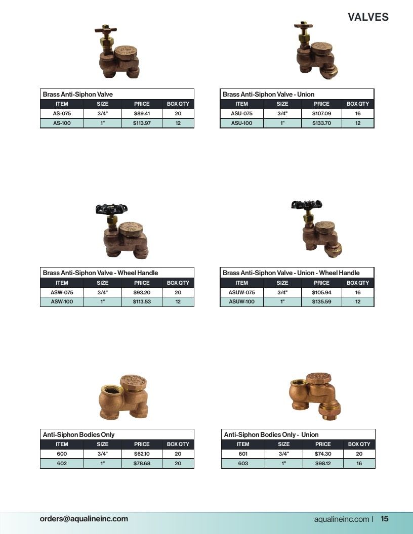 Aqualine Pool Products Catalog Weekly Ad January 1 - December 31, 2026