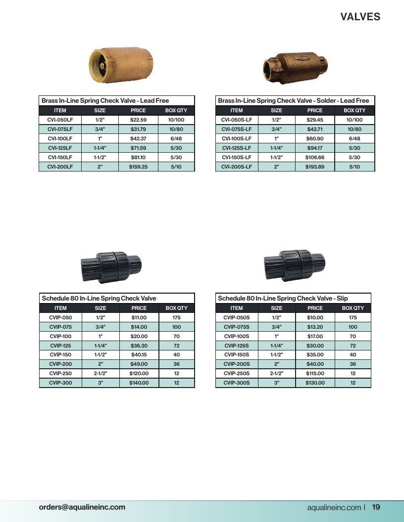 Aqualine Pool Products Catalog Weekly Ad January 1 - December 31, 2026