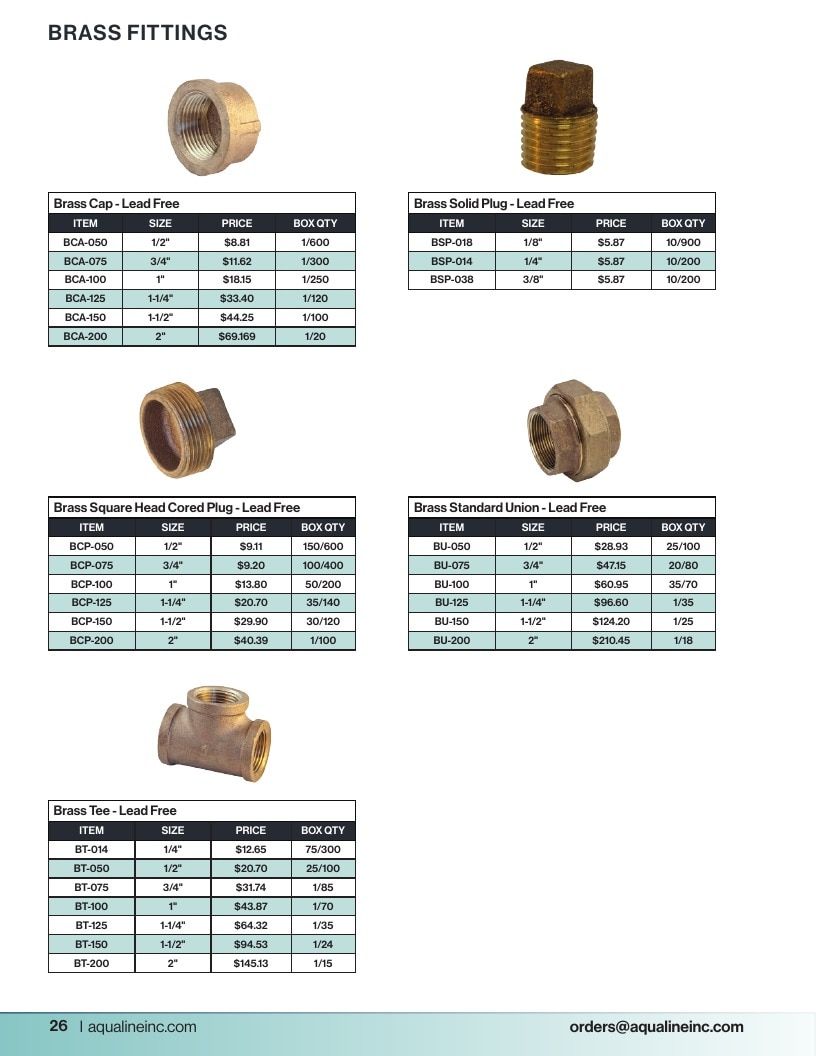 Aqualine Pool Products Catalog Weekly Ad January 1 - December 31, 2026