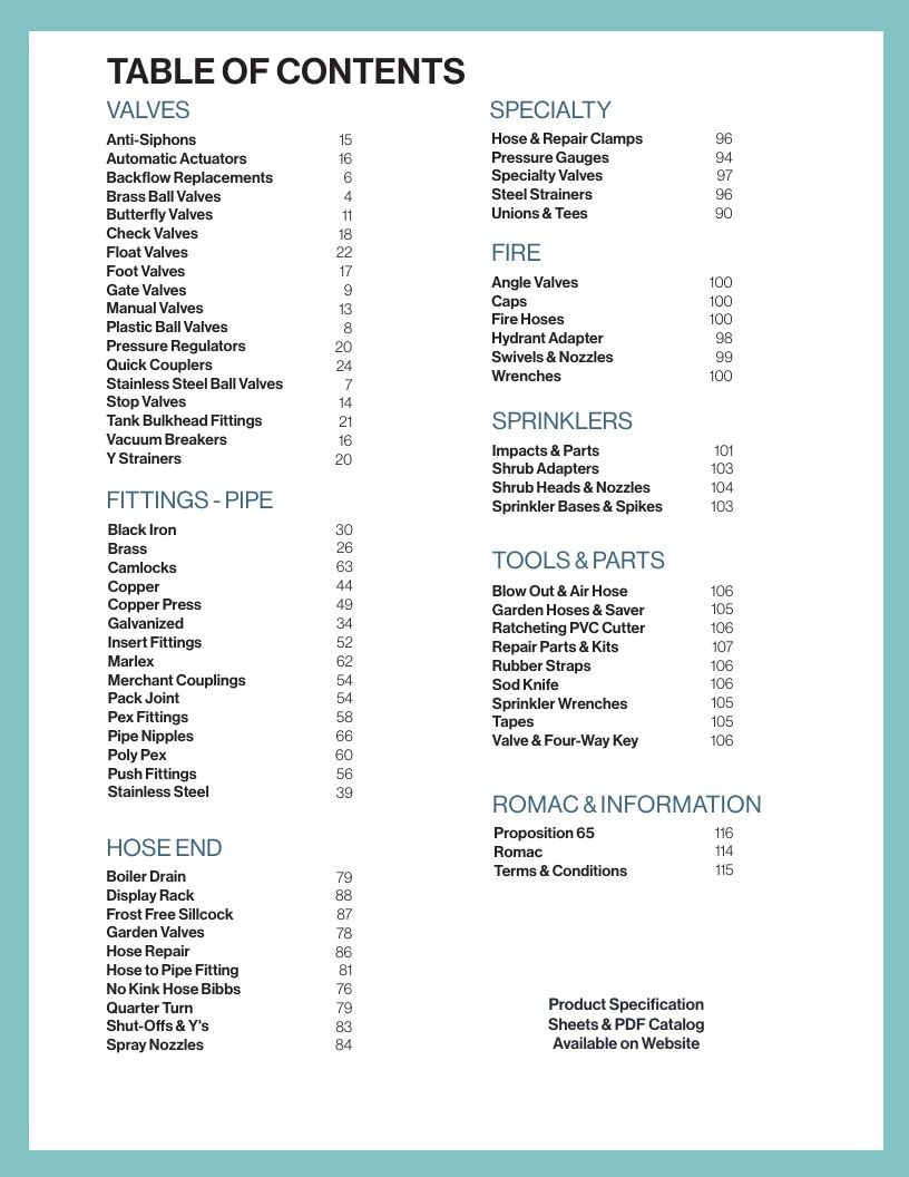 Aqualine Pool Products Catalog Weekly Ad January 1 - December 31, 2026
