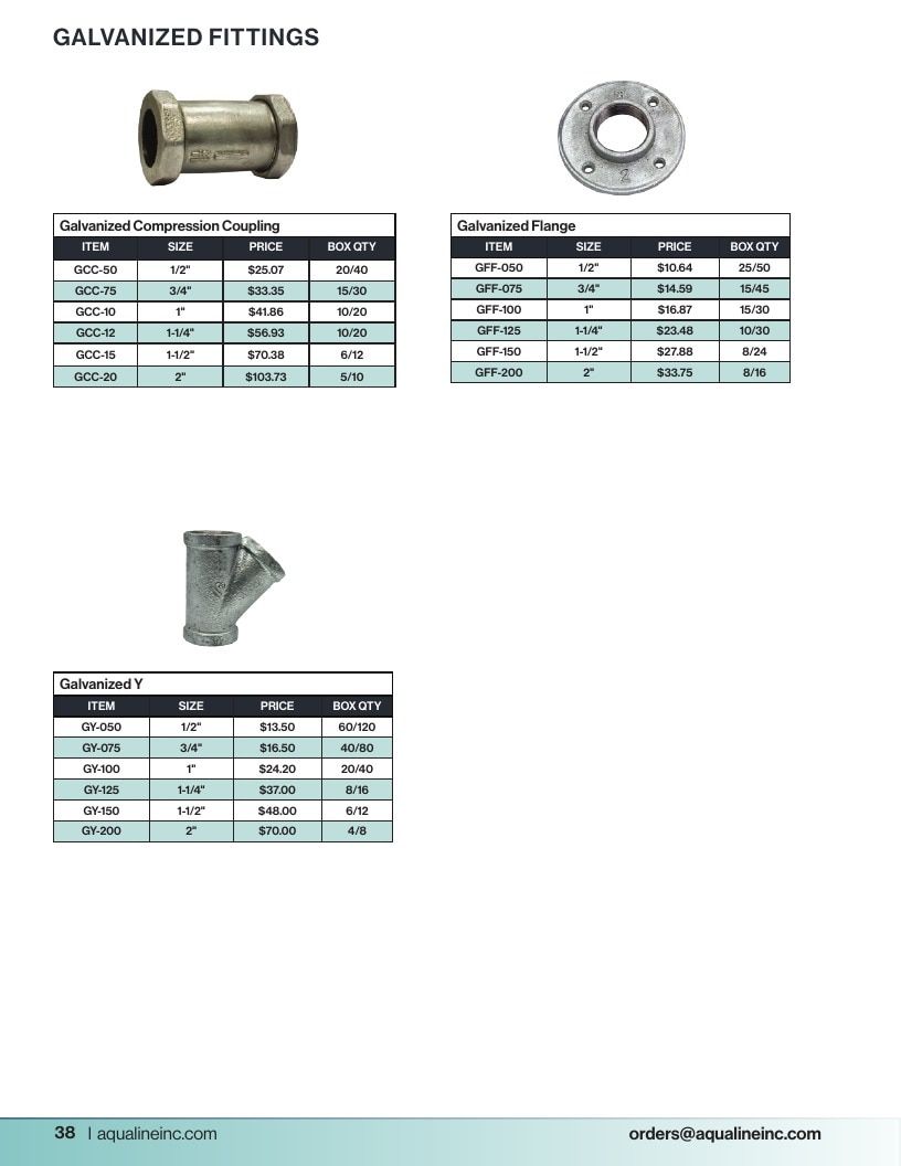Aqualine Pool Products Catalog Weekly Ad January 1 - December 31, 2026