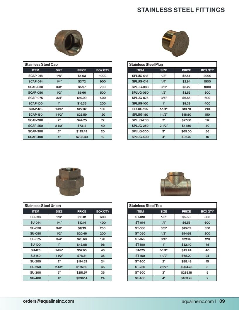 Aqualine Pool Products Catalog Weekly Ad January 1 - December 31, 2026