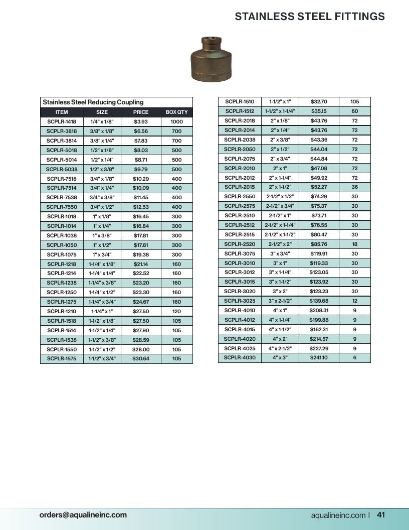 Aqualine Pool Products Catalog Weekly Ad January 1 - December 31, 2026