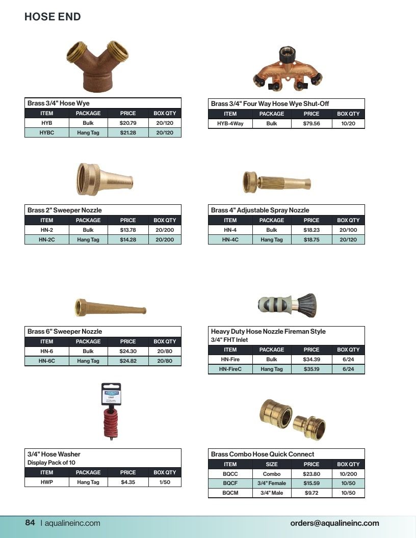 Aqualine Pool Products Catalog Weekly Ad January 1 - December 31, 2026