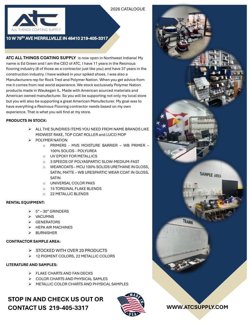 ATC Supply Floor Coatings Catalog Weekly Ad January 1 - December 31, 2026