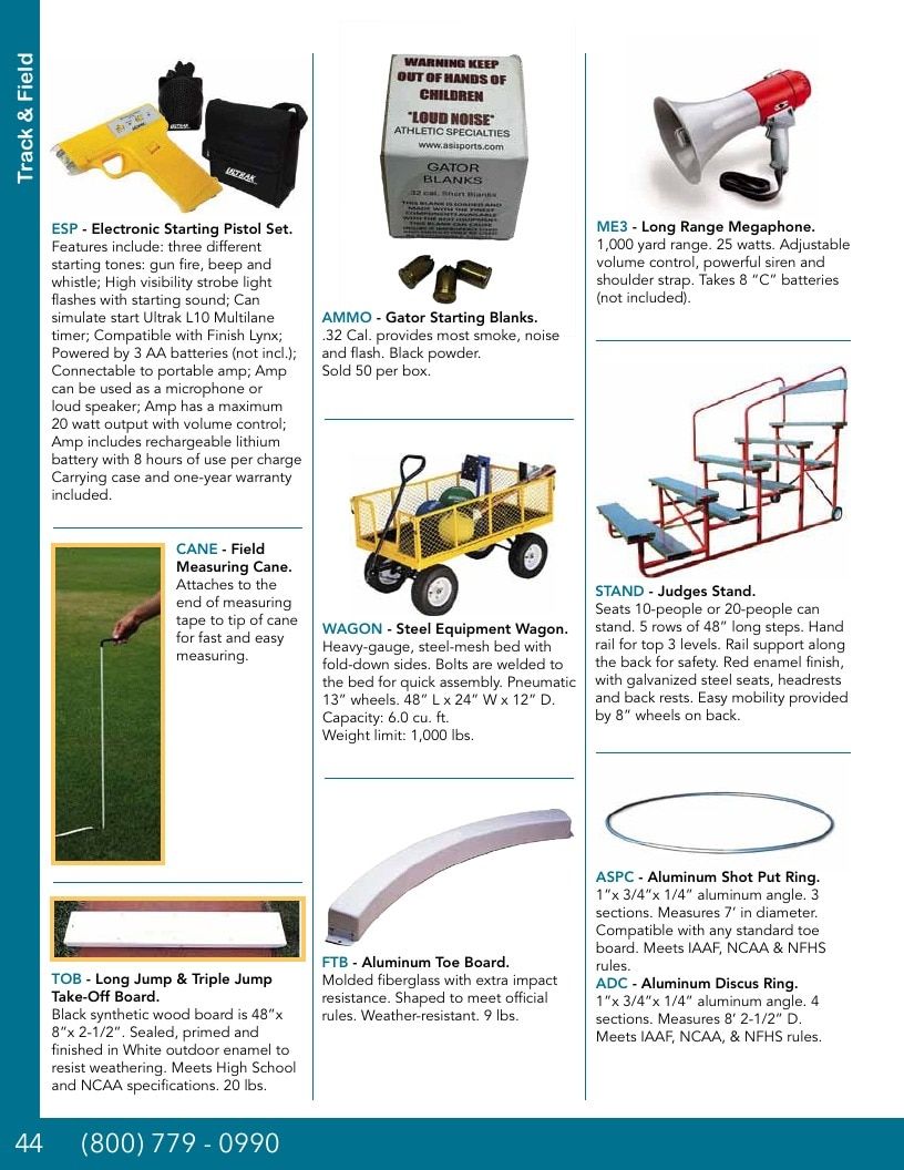Athletic Specialties Athletic Equipment Catalog Weekly Ad January 1 - December 31, 2026